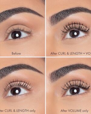 HUDA BEAUTY Mini LEGIT LASHES Double-Ended Volumizing and Lengthening Mascara