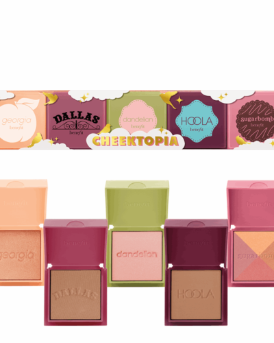 Benefit Cheektopia Set 4 mini blushes & 1 matte bronzer