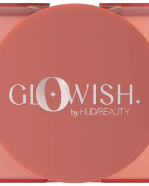 HUDA BEAUTYGloWish Cheeky Vegan Soft Glow Powder BlushColor: Sassy Saffron – warm orangey nude