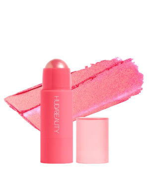 Huda Beauty Cheeky Tint Blush Stick Proud Pink cool bubblegum pink