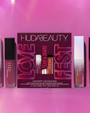 Huda Beauty Lovefest Tear & Share Lip Quad